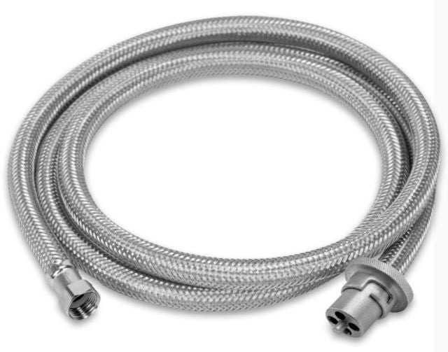 Gas hose for portable gas heaters