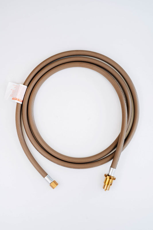 Gas hose for portable gas heaters